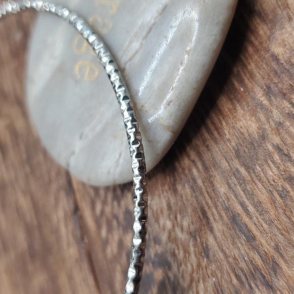 B2835‎ shining silver tone bracelet slider - Picture 2 of 2